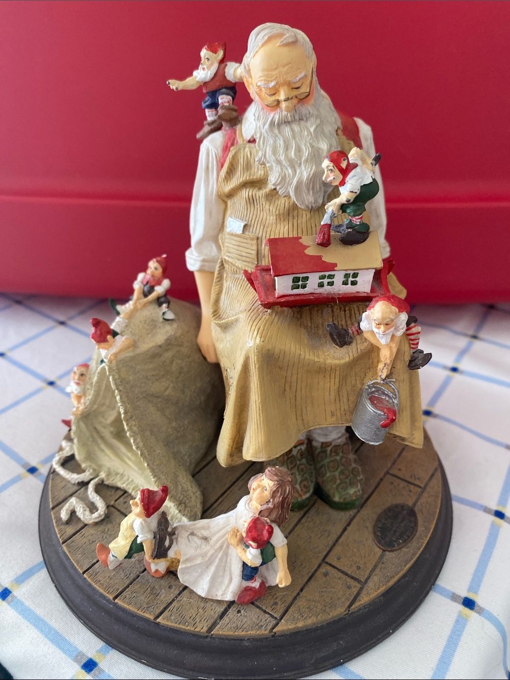 Norman Rockwell “Santa’s Helpers” Figurine.